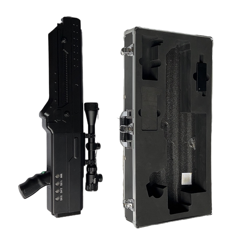  曾都手持便携式枪型低空防御反制四通道A型