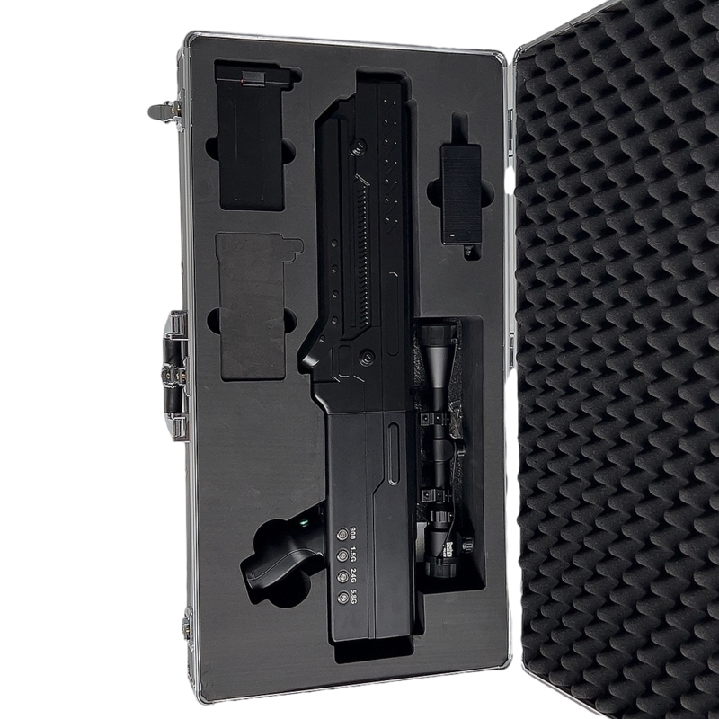  曾都手持便携式枪型低空防御反制四通道B型